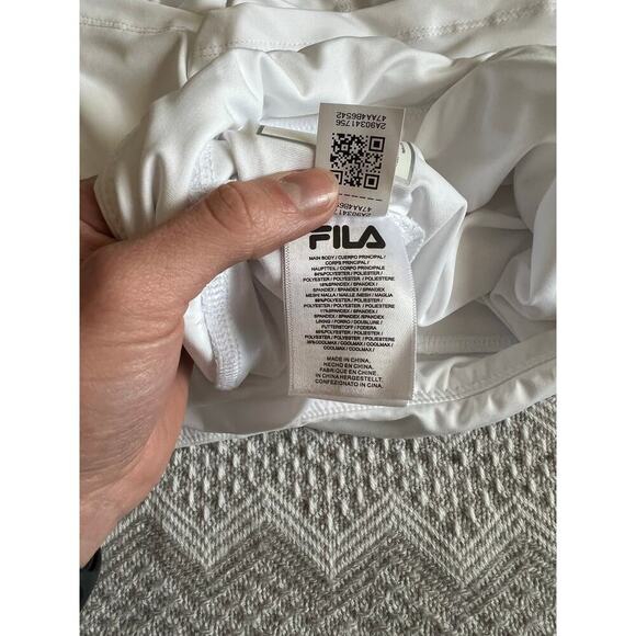 FILA Core A-Line Tennis Skort in White, size L, NWT! - Picture 8 of 10
